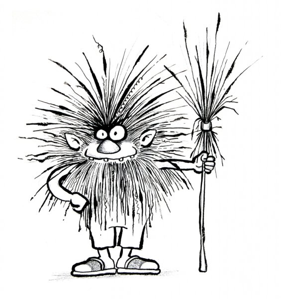 Домовой нарисовать