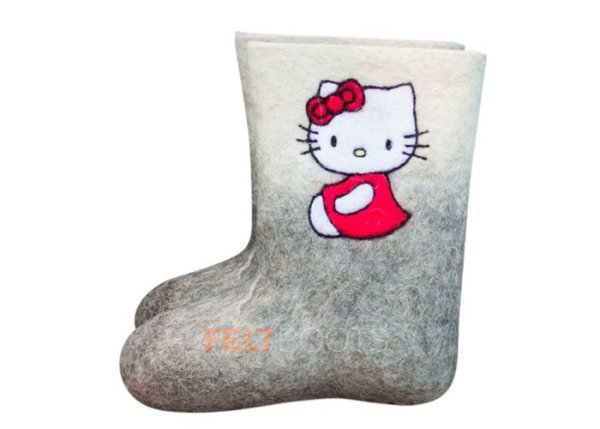 Детские валенки с рисунком