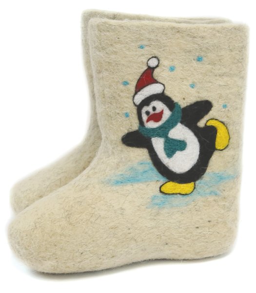 Снеговик в валенках