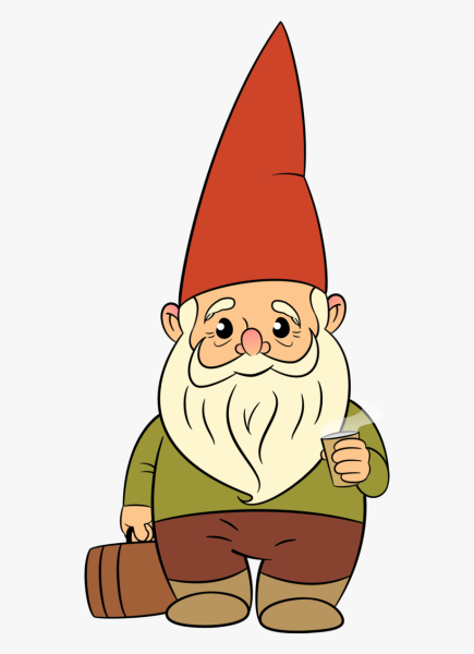 Гномик раскраска для детей