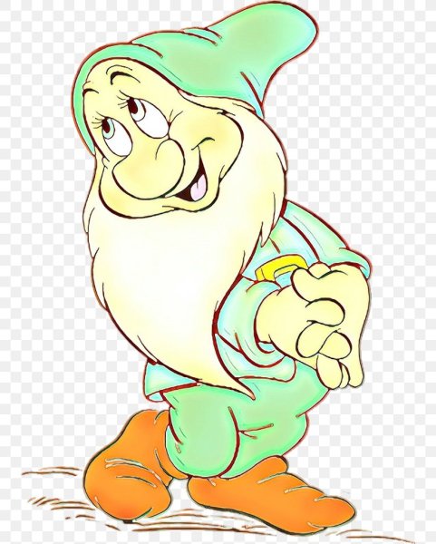 Гномик раскраска