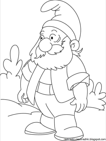 Рисование гнома