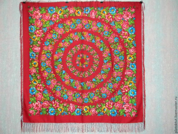 Платок Терем расписной Павлово Посадский