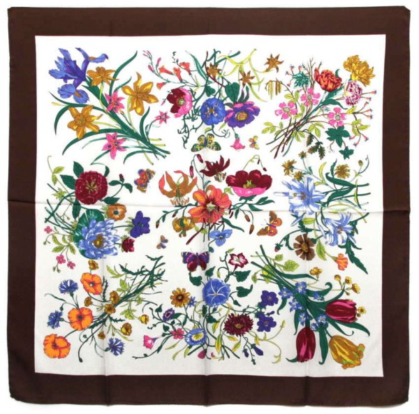 Павлопосадский платок шалфей