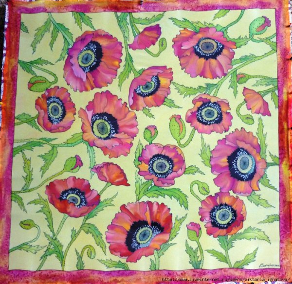 Рисование платка