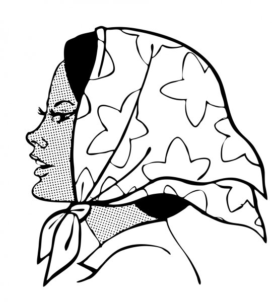 Платок для раскрашивания