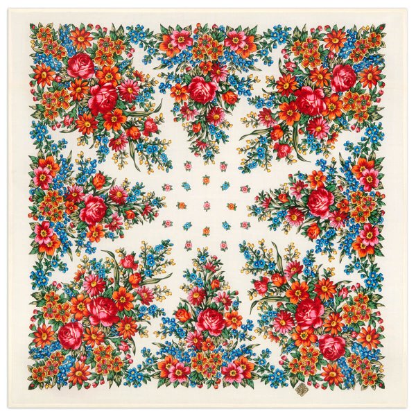 Узоры павлопосадских платков