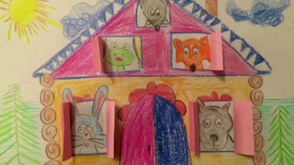 Тема: «сказочные домики» (т.с.Комарова, з.№29)