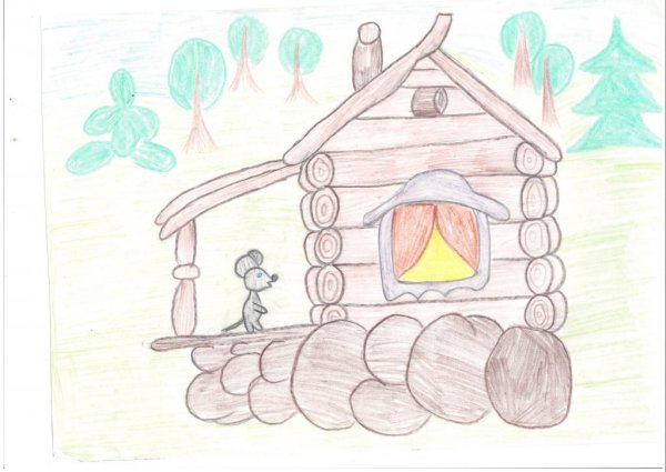 Рисование сказка Теремок