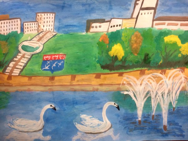 Город Чебоксары рисунки детей