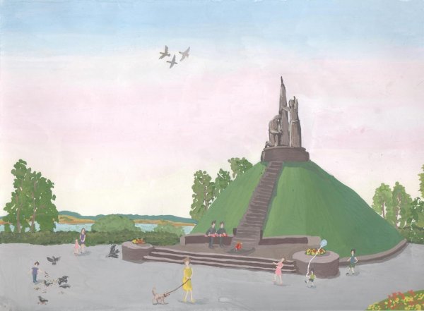 Мой любимый город Чебоксары рисунки