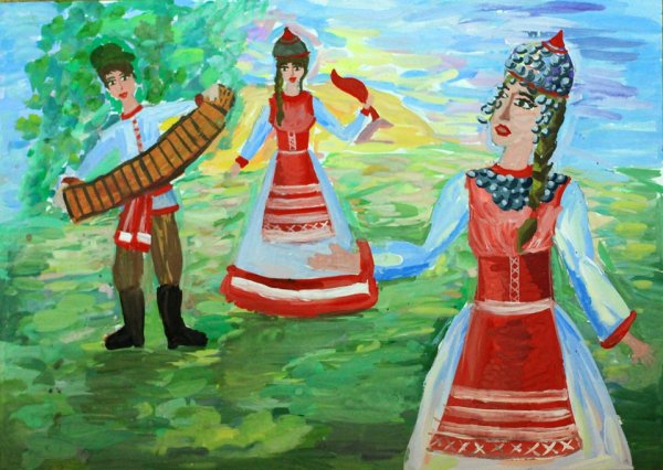 Рисунок на тему Чувашия