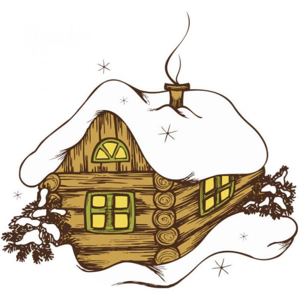 Зимний домик для детей