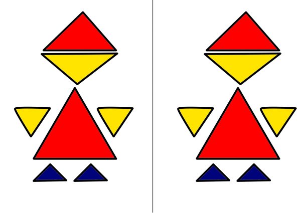 Фигуры из геометрических фигур