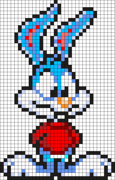 Рисование по клеточкам из мультиков