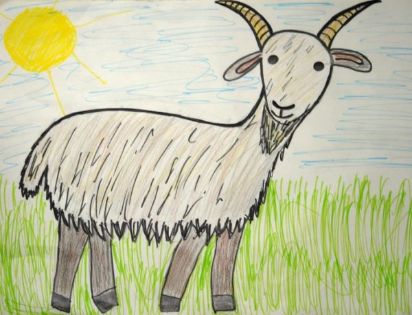 Детские рисунки животных