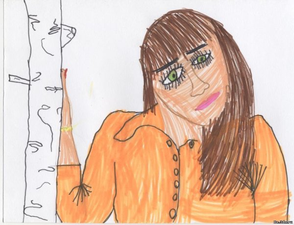 Рисунок на тему детство