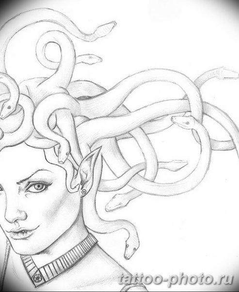 Мифы древней Греции рисунки медуза Горгона