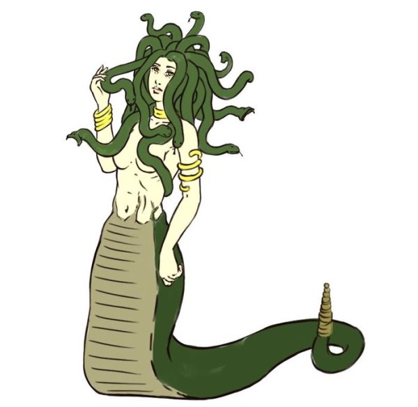 Медуза Горгона для детей