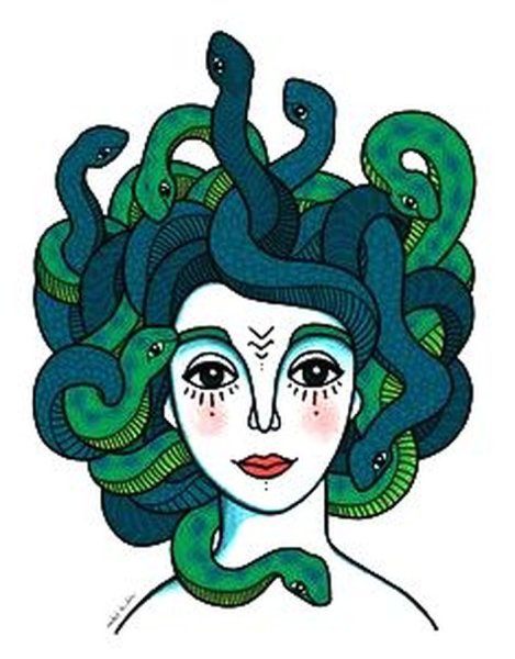 Медуза Горгона для детей