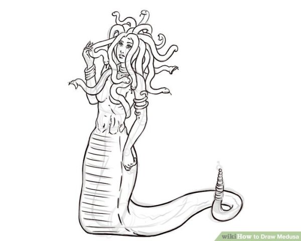 Медуза Горгона для детей