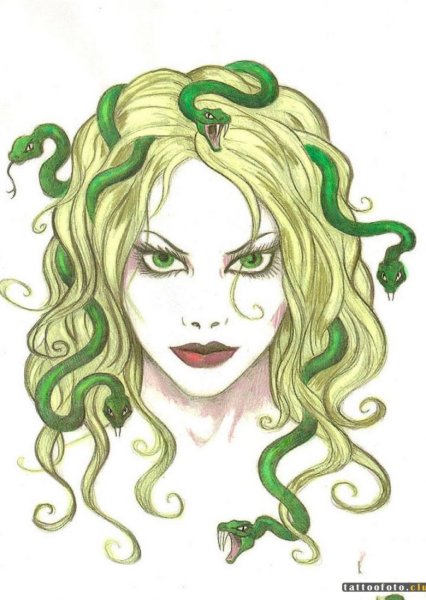 Дочка Горгоны медузы