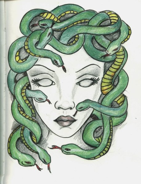 Медуза Горгона для детей