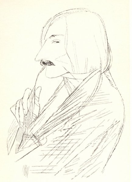 Николай Гоголь - автопортрет