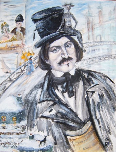 Гоголь Николай Васильевич карандашом