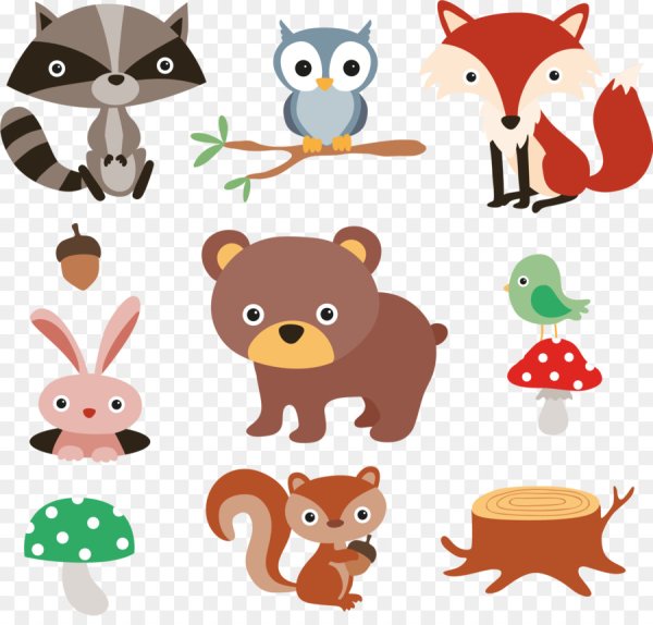 Векторные иллюстрации животных