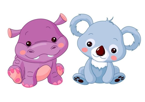 Мультяшные зверушки