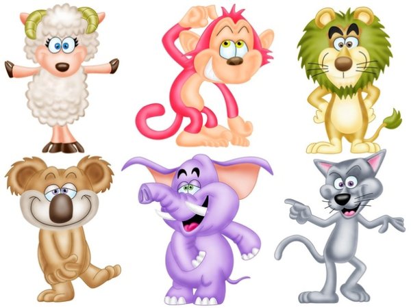 Мультяшное животное