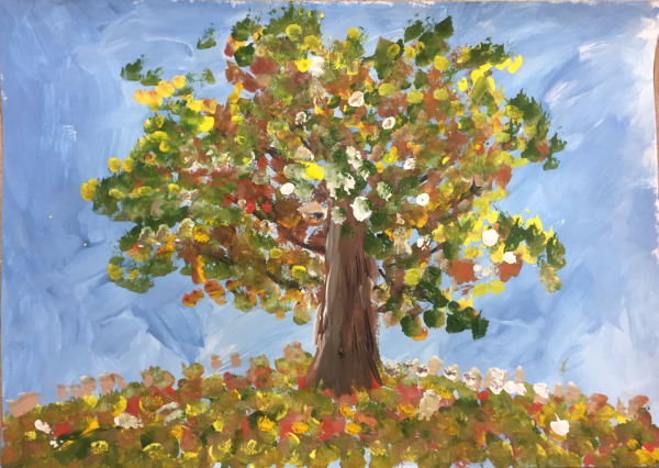 Рисование листопад