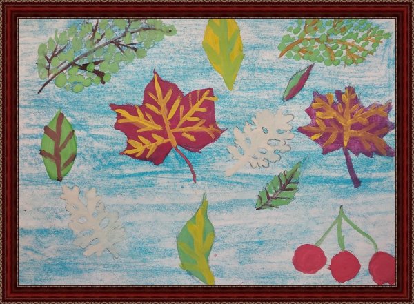 Осенний листопад рисунок