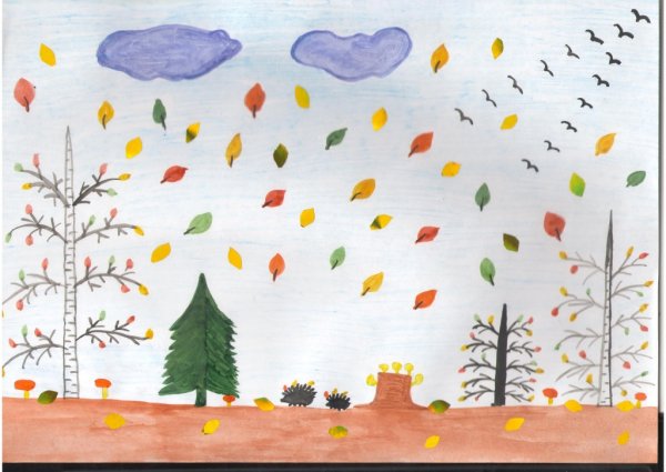 Осень рисунок для детей