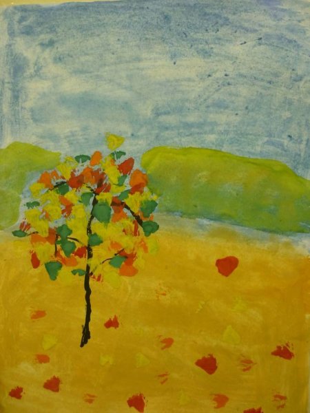 Рисование листопад