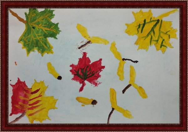 Рисование листопад