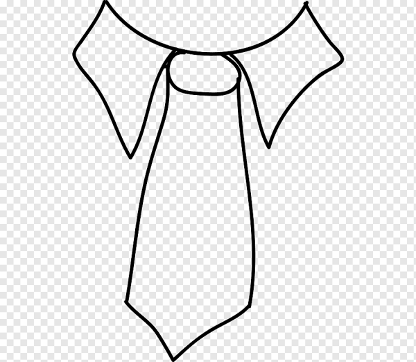 Галстук трафарет