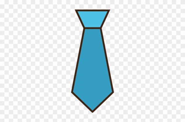 Галстук нарисованный