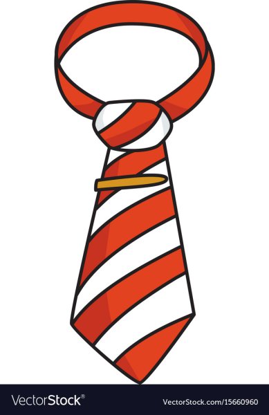 Галстук нарисованный мультяшный