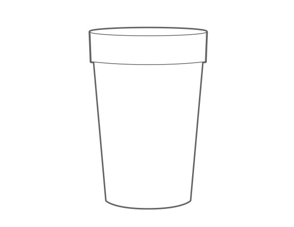 Нарисовать стакан сока