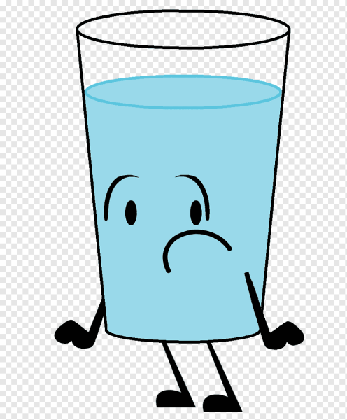 Стакан воды раскраска