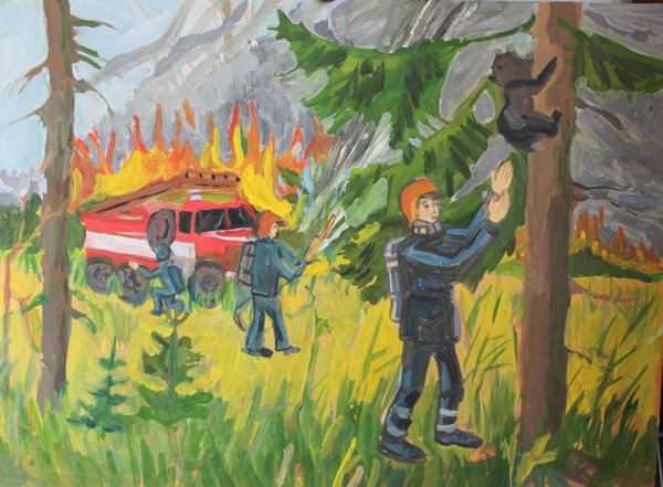 Пожарная безопасность рисунки