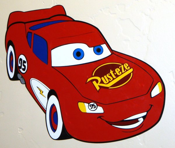 Молния Маквин цветной