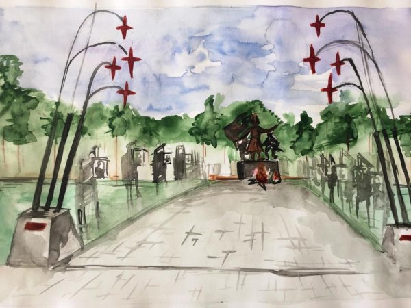 Аллея детских рисунков