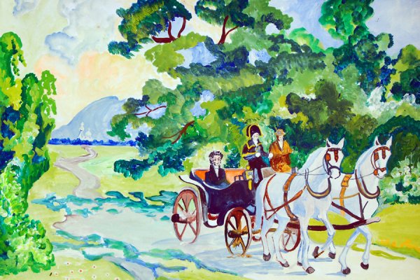 Карета рисунок