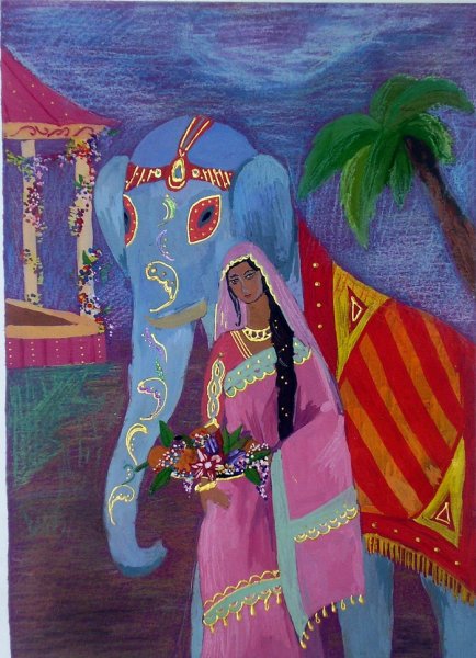 Детский рисунок Индия