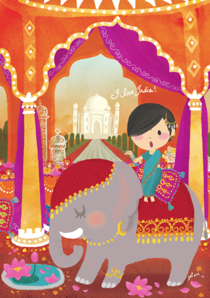 Индия Тадж слон