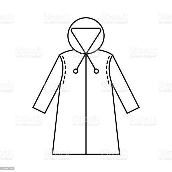 Плащ трафарет