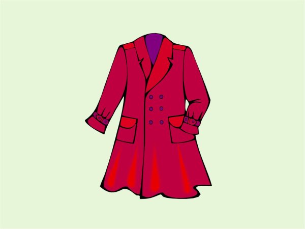 Пальто рисунок